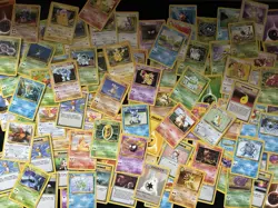 Vintage Pokemon Cards Bundle x 100 including base set 1999 WOTC - Image 1