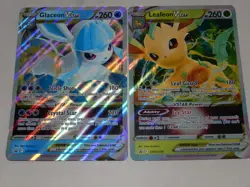 Pokemon S&S LOT of 10 Big Cards Eternatus V, Dragonite V, Leafeon Glaceon - Image 3