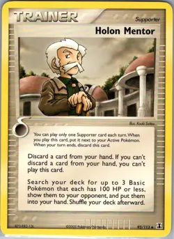 Holon Mentor 93/113 Non Holo Delta Species - Pokemon Card - NM - Image 1