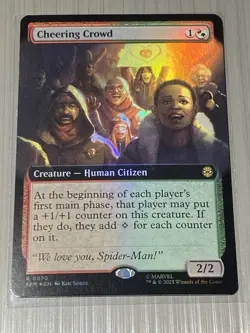 Cheering Crowd (Extended Art) Marvel's Spider-Man Foil - Image 1