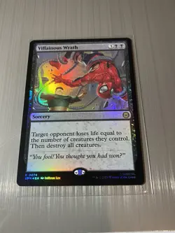 Villainous Wrath Marvel's Spider-Man Foil - Image 1