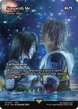 Stay with Me - Rhystic Study (Showcase) Final Fantasy: Through the Ages Regular - Image 1