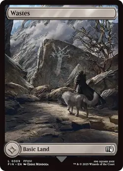 4 x Wastes (0309) - Final Fantasy - Common - Basic Land Full Art - Image 1