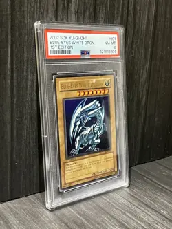 Blue-Eyes White Dragon PSA 8 1st Edition SDK-001 North American Yu-Gi-Oh! 2002 - Image 3