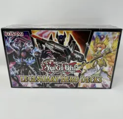 YUGIOH LEGENDARY HERO DECKS BOX SET (3 DECKS) FACTORY SEALED NEW - Image 5