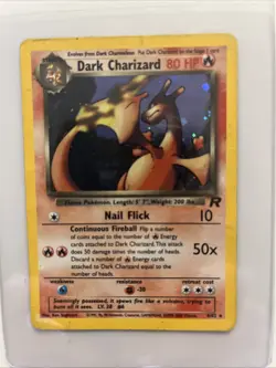 1st Edition Dark Charizard 21/82 Team Rocket holo Rare Pokemon card - Image 1