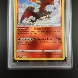 PSA 10 Radiant Charizard 020/159 Pokemon Crown Zenith Holo Graded Card - Image 3