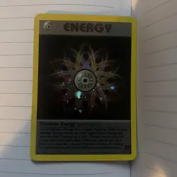 Pokemon TCG Rainbow Energy 1st Edition Holo Card #17/82 Swirl - Image 1