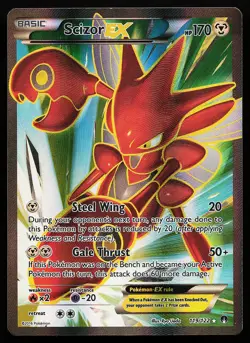 Scizor EX 119/122 Holo Full Art XY BREAKpoint Pokemon Card - Image 1