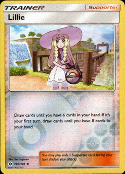 Lillie 122/149 Reverse Holo | Sun & Moon | Pokemon Card - Image 1