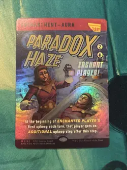 MTG Magic The Gathering Paradox Haze Foil SPG Mythic Showcase Blue Enchantment - Image 1