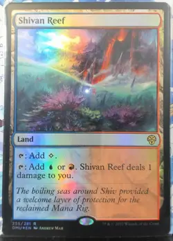Shivan Reef 255/281 Dominaria United Foil NM - Image 1