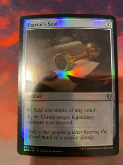 MTG Battle For Baldurs Gate Parriars Seal Foil - Image 1