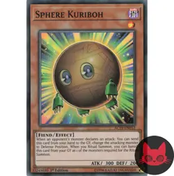 Yugioh Sphere Kuriboh AC19-EN012 Super Rare 1st Edition NM - Image 1
