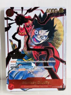 One Piece English ST01-012 Monkey D Luffy 3rd Anniversary Winner Sealed - Image 1