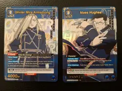 Union Arena Fullmetal Alchemist 7 card lot - SR* R* & 5 SR's. Near Mint - Image 2
