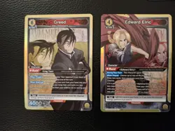 Union Arena Fullmetal Alchemist 7 card lot - SR* R* & 5 SR's. Near Mint - Image 3