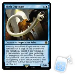 FLESH DUPLICATE Universes Beyond: Doctor Who Magic MTG MINT CARD - Image 1