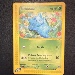 Pokemon Bulbasaur 94/165 Expedition Base Set 50 HP Common Regular 2002 Card - Image 1