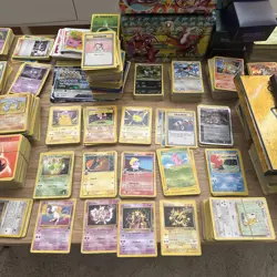 HUGE POKEMON CARD VINTAGE WOTC BULK BUNDLE RARES 1ST EDITIONS HOLOS ENGLISH - Image 4
