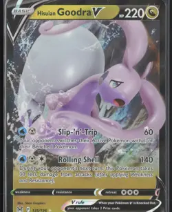 Pokemon TCG | Hisuian Goodra V 135/196 | Lost Origin Holo Rare V | Near Mint - Image 2