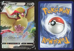 Pokemon TCG | Pidgeot V 137/196 | Lost Origin Holo Rare V | Lightly Played - Image 1
