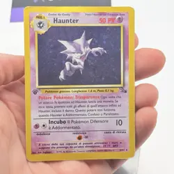 CARTA POKEMON CARD HAUNTER HOLO 6/62 - ITA - SET FOSSIL 1 EDIZIONE PLAYED / POOR - Image 2