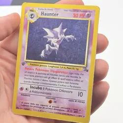 CARTA POKEMON CARD HAUNTER HOLO 6/62 - ITA - SET FOSSIL 1 EDIZIONE PLAYED / POOR - Image 3