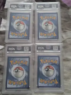 Pokemon Card Lot – 263+ Cards – 4 PSA Graded Slabs + Bonus Bulk Tin & Sleeves - Image 2