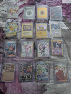 Pokemon Card Lot – 263+ Cards – 4 PSA Graded Slabs + Bonus Bulk Tin & Sleeves - Image 4