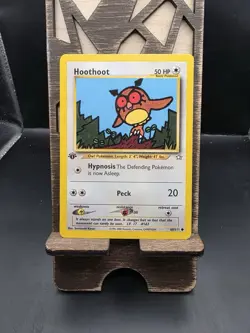 2000 Pokemon TCG - Neo Genesis Hoothoot 60/111 1st Edition Common - LP - Image 1