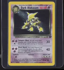Pokemon TCG | Team Rocket | Dark Alakazam | 1/82 | LP - Image 1