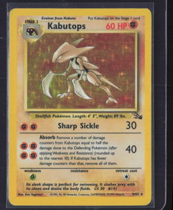 Pokemon TCG | Fossil | Kabutops | 9/62 | LP - Image 1