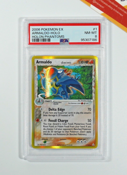 Pokemon PSA 8 Armaldo Delta Species #1 Holo Ex Holon Phantoms 2006 English - Image 1