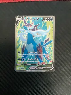 Hisuian Samurott V (Full Art) 176/189 Swsh10: Astral Radiance Holo Pokemon NM - Image 1