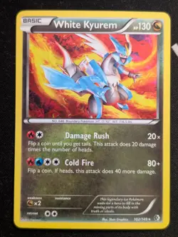 White Kyurem - (BW Boundaries Crossed) 102/149 Deck Exclusives Pokemon TCG NM - Image 1