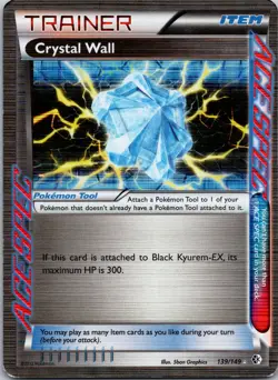 Crystal Wall 139/149 Boundaries Crossed Holo MP Pokemon TCG - Image 1