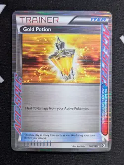 Gold Potion - 140/149 - Pokemon Boundaries Crossed Black & White Rare Card NM - Image 1