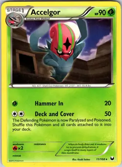 Accelgor 11/108 Dark Explorers Pokemon TCG LP Normal - Image 1