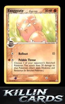 Exeggcute (Delta Species) 65/110 Common Holon Phantoms Pokemon Card MP - Image 1