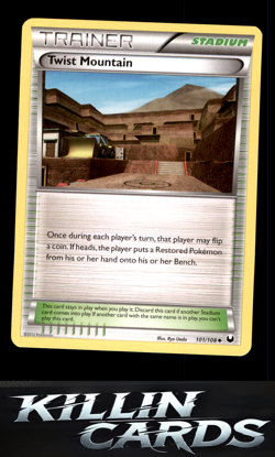 Twist Mountain 101/108 Pokemon Uncommon Dark Explorers Card LP - Image 1