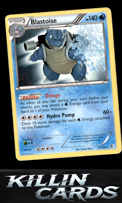 Blastoise - 31/149 (BW Boundaries Crossed) 031/149 Pokemon Rare Deck Exclusives - Image 1