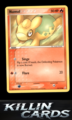 Numel 72/110 Pokemon Common Holon Phantoms Card LP - Image 1
