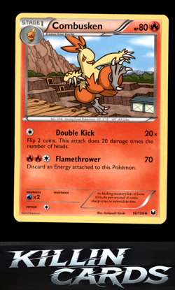 Combusken 16/108 Pokemon Uncommon Dark Explorers Card NM - Image 1