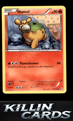 Numel 21/149 Pokemon Common Boundaries Crossed Card LP - Image 1