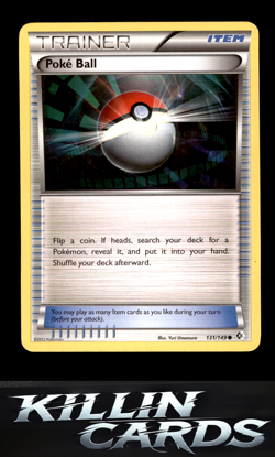 Poke Ball 131/149 Pokemon Common Boundaries Crossed Card LP - Image 1