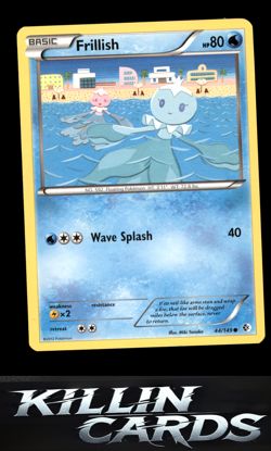 Frillish 44/149 Pokemon Common Boundaries Crossed Card LP - Image 1