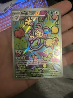Ambipom - 107/094 Phantasmal Flames Illustration Rare Pokemon - NM - Image 1