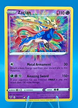 Pokemon Zacian - 082/185 - Amazing Rare : Vivid Voltage (SWSH04) Holofoil - Image 1