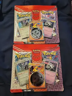 (2) Pokemon TCG- REVAVROOM/ARMAROUGE/HOUNDSTONE Foil Cards w/2 Booster Packs New - Image 1